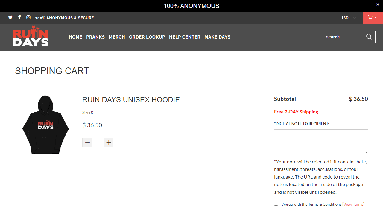 How to apply Ruin Days coupon code